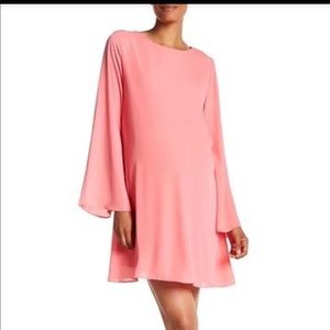 Size small pink blush maternity dress